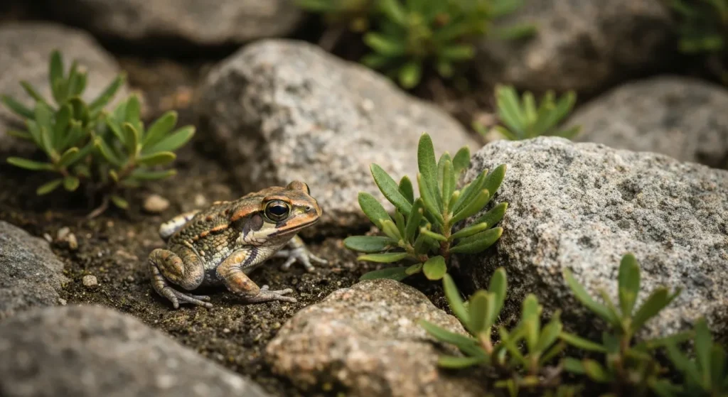 Imagini cu specii precum broasca moașă din Majorca, pecarul chacoan, sau stejarul nightcap, în habitatul lor natural.