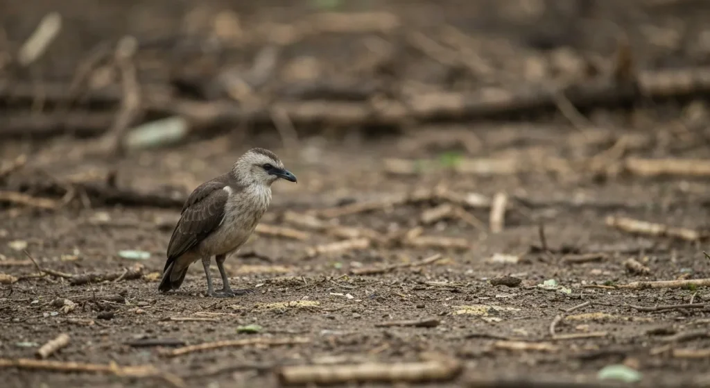 Un animal pe cale de dispariție, singuratic, într-un habitat degradat.