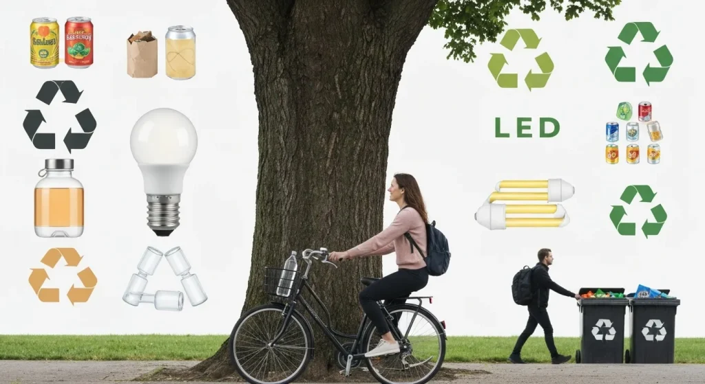 Zece sfaturi simple pentru reducerea consumului de energie și protejarea mediului.